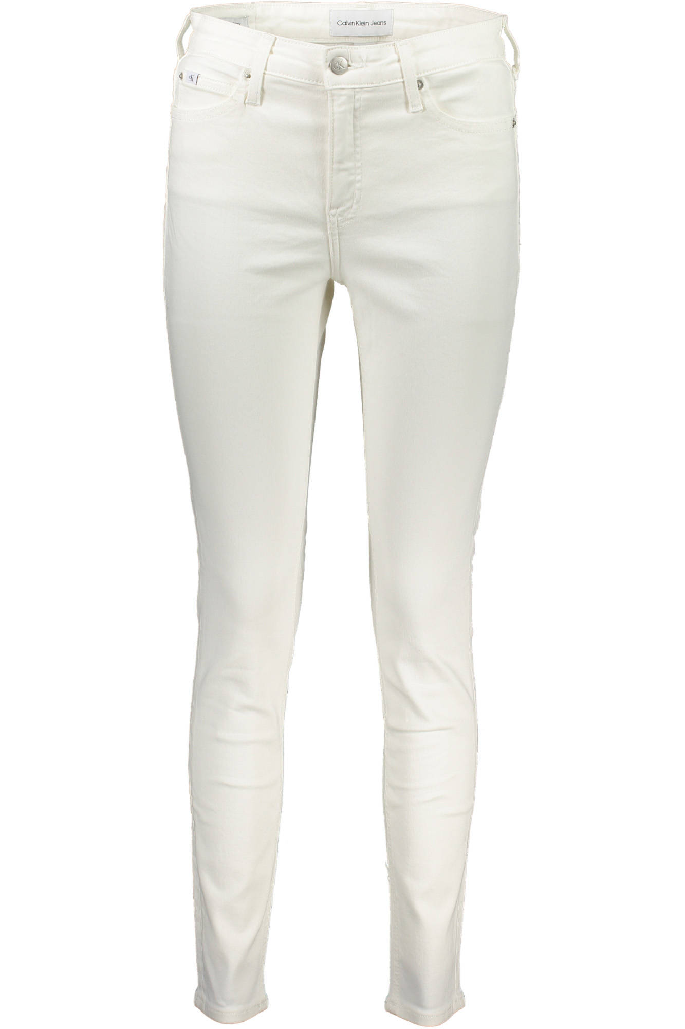 calvinkleinjeansdenimdonnabianco_1 CALVIN KLEIN WOMEN'S DENIM JEANS WHITE - Image 1