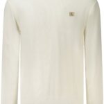 CALVIN KLEIN MEN'S WHITE SWEATER