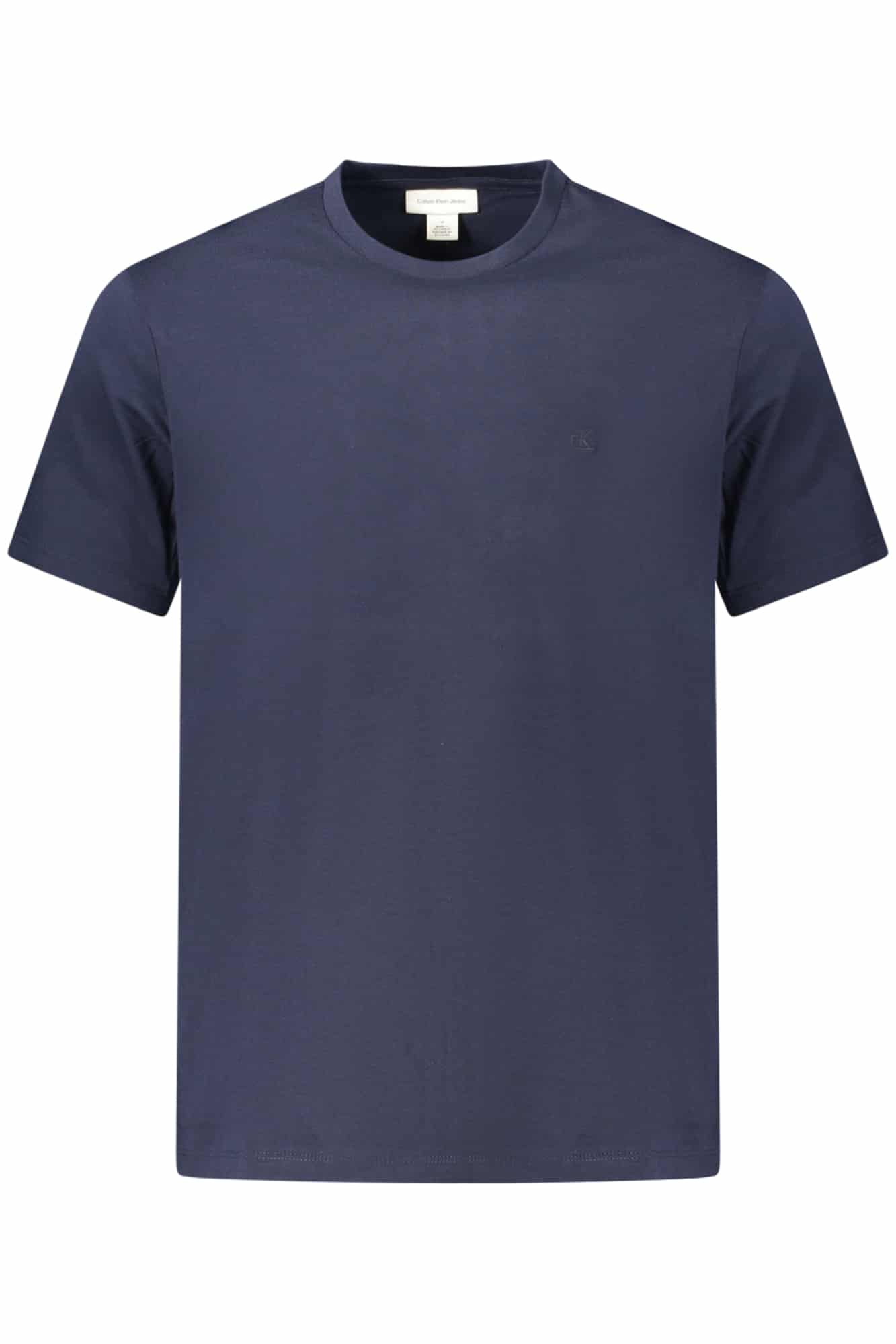 calvinkleint-shirtmanichecorteuomoblu_1 CALVIN KLEIN MEN'S SHORT SLEEVE T-SHIRT BLUE - Image 1