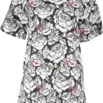 CAVALLI CLASS SHORT DRESS WOMEN WHITE