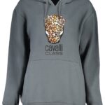 CAVALLI CLASS WOMEN'S ZIPLESS SWEATSHIRT GRAY