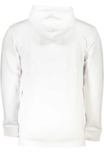CAVALLI CLASS MEN'S WHITE ZIPLESS SWEATSHIRT - Image 2