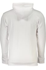 CAVALLI CLASS MEN'S WHITE ZIPLESS SWEATSHIRT - Image 2