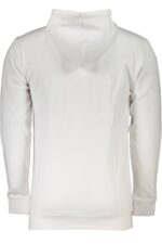 CAVALLI CLASS MEN'S WHITE ZIPLESS SWEATSHIRT - Image 2