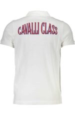 CAVALLI CLASS POLO SHORT SLEEVE MAN WHITE - Image 2