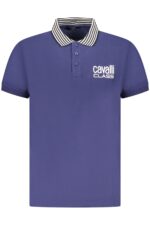 CAVALLI CLASS POLO SHORT SLEEVE MEN BLUE