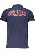 CAVALLI CLASS POLO SHORT SLEEVE MAN BLUE - Image 2
