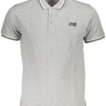 CAVALLI CLASS POLO SHORT SLEEVES MEN GREY