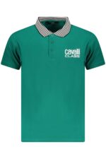 CAVALLI CLASS POLO SHORT SLEEVES MEN GREEN