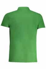 CAVALLI CLASS MEN'S GREEN SHORT SLEEVED POLO SHIRT - Image 2