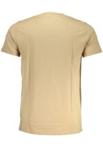 CAVALLI CLASS MEN'S SHORT SLEEVED T-SHIRT BEIGE - Image 2