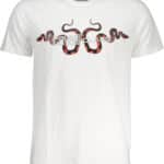 CAVALLI CLASS MEN'S SHORT SLEEVED T-SHIRT WHITE