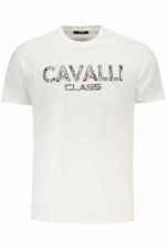 CAVALLI CLASS SHORT SLEEVE T-SHIRT MEN WHITE