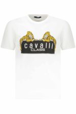 CAVALLI CLASS SHORT SLEEVE T-SHIRT MEN WHITE