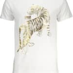 CAVALLI CLASS MEN'S SHORT SLEEVED T-SHIRT WHITE