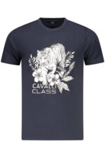 CAVALLI CLASS SHORT SLEEVE T-SHIRT MEN BLUE