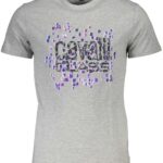 CAVALLI CLASS SHORT SLEEVE T-SHIRT MEN GREY