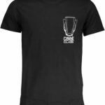 CAVALLI CLASS MEN'S SHORT SLEEVE T-SHIRT BLACK