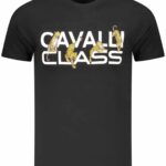 CAVALLI CLASS SHORT SLEEVE T-SHIRT MEN BLACK