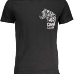 CAVALLI CLASS MEN'S SHORT SLEEVE T-SHIRT BLACK