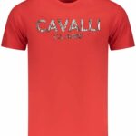 CAVALLI CLASS SHORT SLEEVE T-SHIRT MEN RED