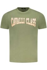 CAVALLI CLASS SHORT SLEEVE T-SHIRT MEN GREEN