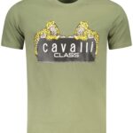 CAVALLI CLASS SHORT SLEEVE T-SHIRT MEN GREEN