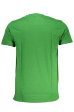 CAVALLI CLASS GREEN MEN'S SHORT SLEEVED T-SHIRT - Image 2
