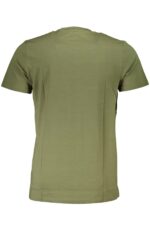 CAVALLI CLASS LONG SLEEVE T-SHIRT MEN'S SLEEVE T-SHIRT GREEN - Image 2