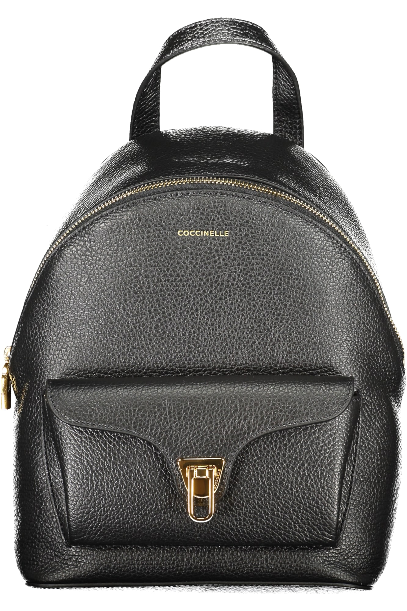 coccinellezainodonnanero_1 COCCINELLE WOMEN'S BLACK BACKPACK - Image 1