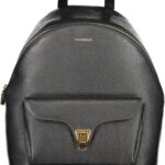 COCCINELLE WOMEN'S BLACK BACKPACK