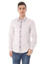 COSTUME NATIONAL MEN'S LONG SLEEVE PINK SHIRT