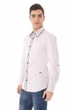 COSTUME NATIONAL MEN'S LONG SLEEVE PINK SHIRT - Image 3