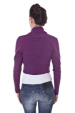 DATCH SHRUG LONG SLEEVES PURPLE WOMAN - Image 2