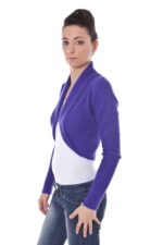 DATCH SHRUG LONG SLEEVES PURPLE WOMAN - Image 3
