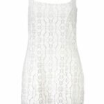 DESIGUAL WOMEN'S SHORT DRESS WHITE