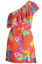 DESIGUAL RED SHORT DRESS FOR WOMEN - Image 2