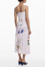 DESIGUAL WOMEN'S LONG DRESS WHITE - Image 2