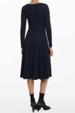DESIGUAL WOMEN'S LONG BLACK DRESS - Image 2