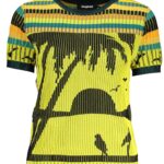 DESIGUAL WOMEN'S YELLOW SWEATER