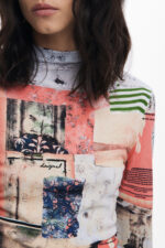 DESIGUAL WOMEN'S PINK SWEATER - Image 3