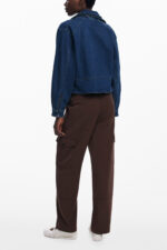 DESIGUAL WOMEN'S BROWN TROUSERS - Image 2