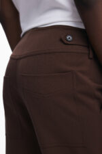 DESIGUAL WOMEN'S BROWN TROUSERS - Image 3