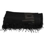 DESIGUAL BLACK WOMEN'S PONCHO