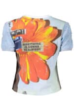 DESIGUAL SHORT SLEEVE T-SHIRT WOMEN BLUE - Image 2