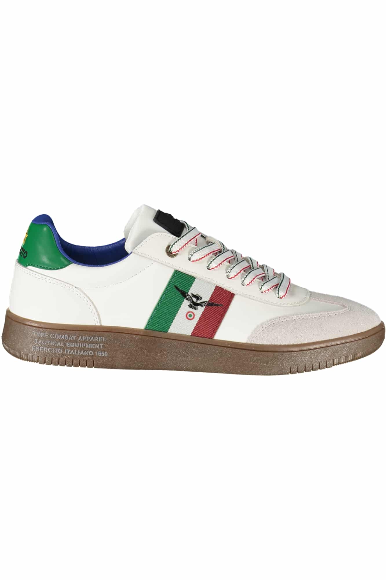 esercito1659calzaturasportivauomobianco_1 ARMY 1659 MEN'S SPORTS FOOTWEAR WHITE - Image 1