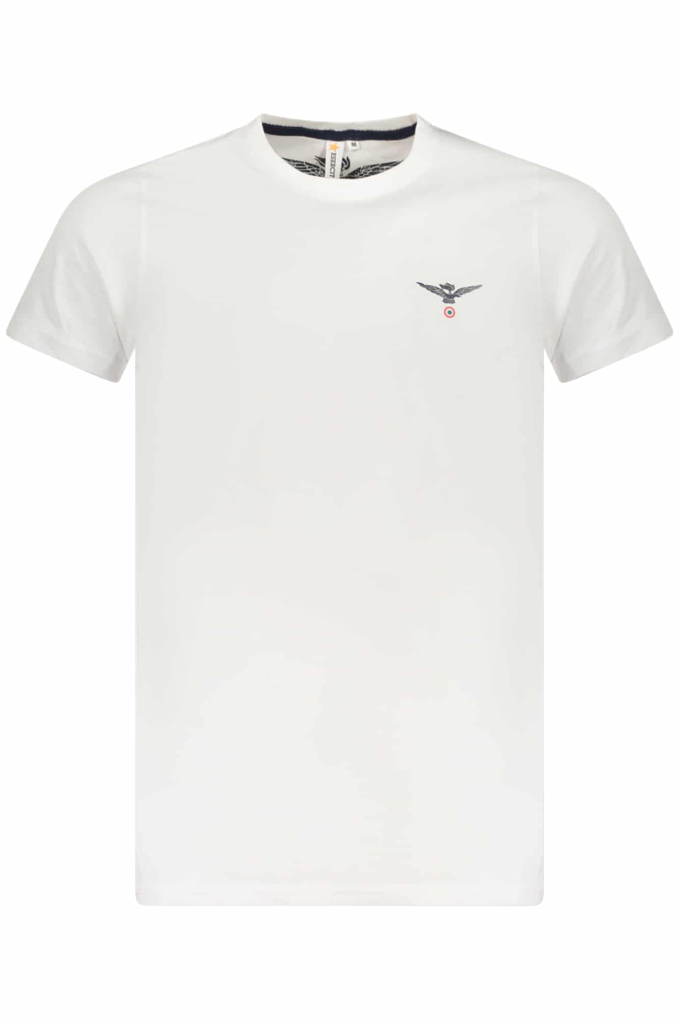esercito1659t-shirtmanichecorteuomobianco_1 ARMY 1659 MEN'S SHORT SLEEVE T-SHIRT WHITE - Image 1