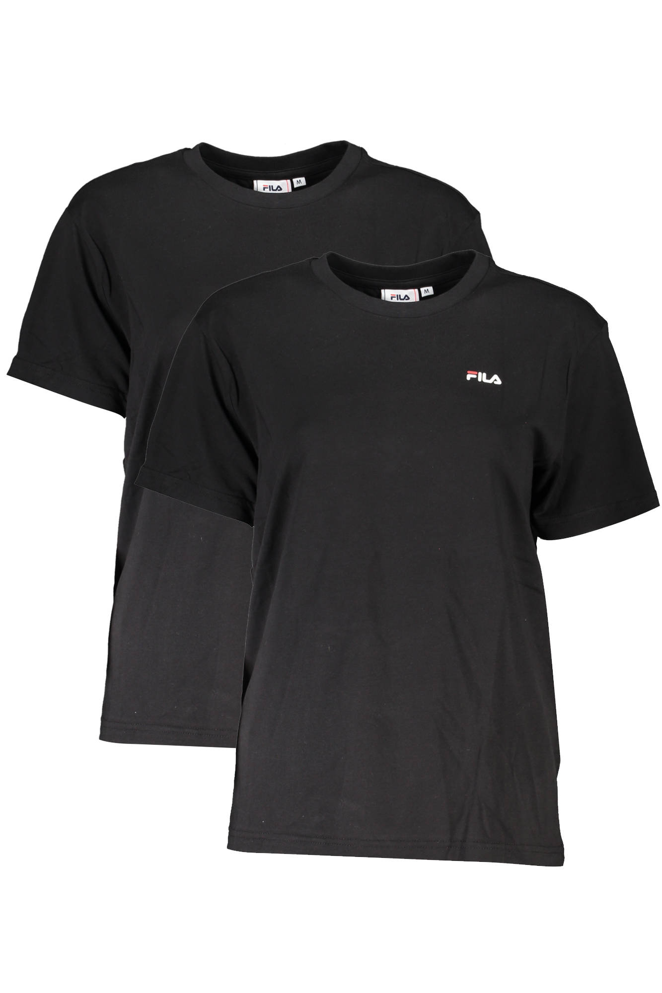 filat-shirtmanichecortedonnanero_1 FILA SHORT SLEEVE T-SHIRT WOMEN BLACK - Image 1