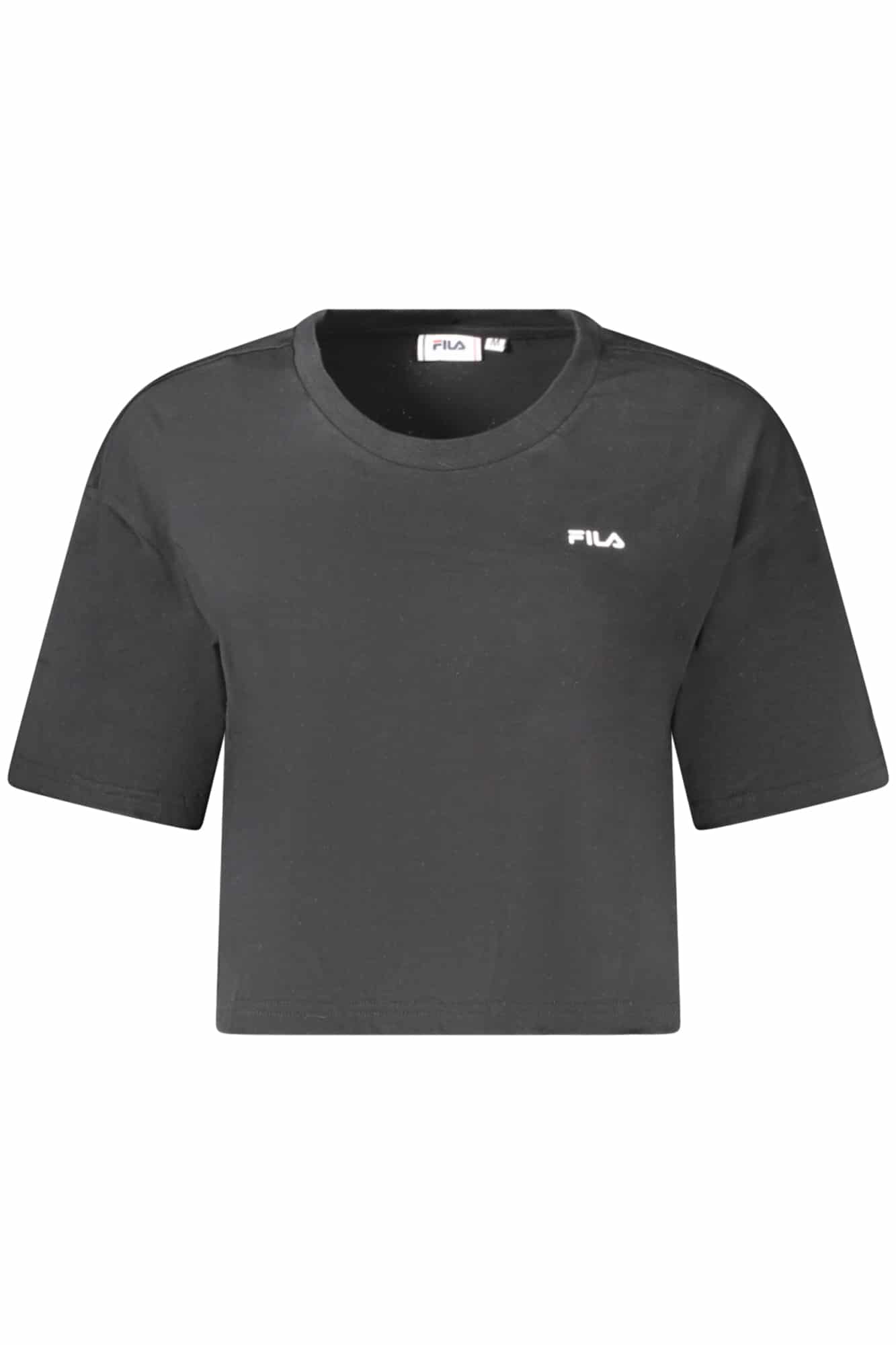 filat-shirtmanichecortedonnanero_1 FILA SHORT SLEEVE T-SHIRT WOMEN BLACK - Image 1