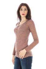 FRED PERRY WOMEN'S PINK SWEATER - Image 3